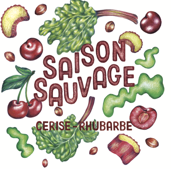 Saison Sauvage Cerise Rhubarbe - Carton de 6